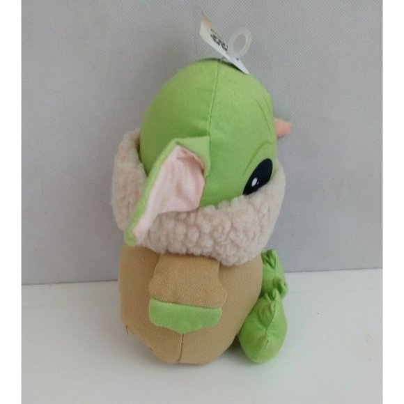 New Star Wars Mandalorian Baby Yoda The Child Grogu 7" Plush Squeaker Dog Toy - Picture 2 of 6